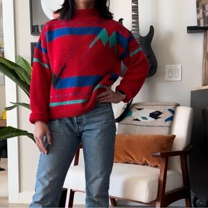 Vintage mockneck sweater